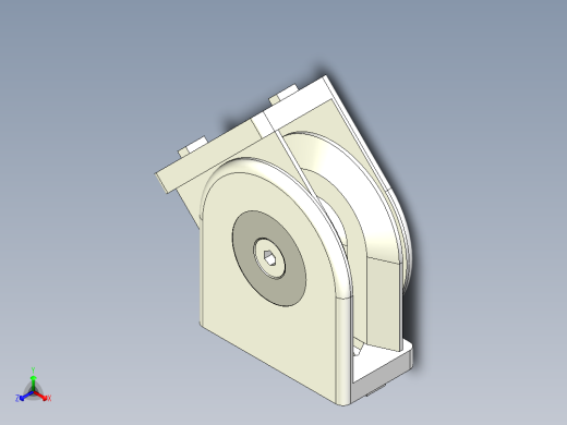 型材-BR 40X80 PIVOT JOINT KJN4080J正等轴测缩略图