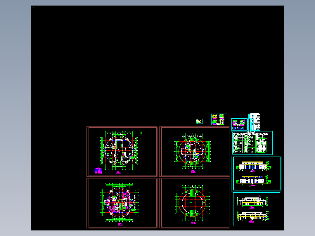 会所建筑施工图纸