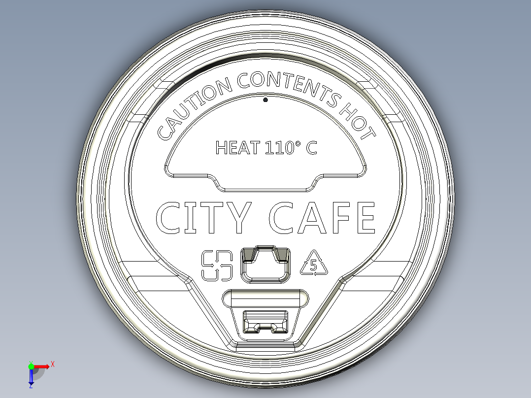 瓶盖、盖子(33)俯视图