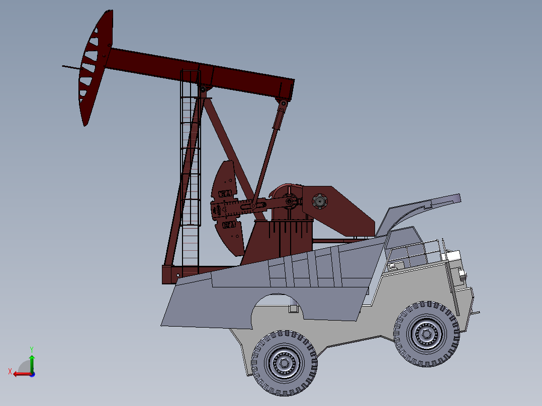 移动式挖煤机sw18后视图