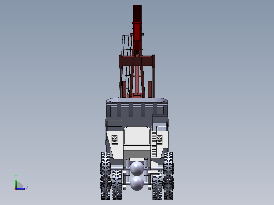 移动式挖煤机sw18左视图