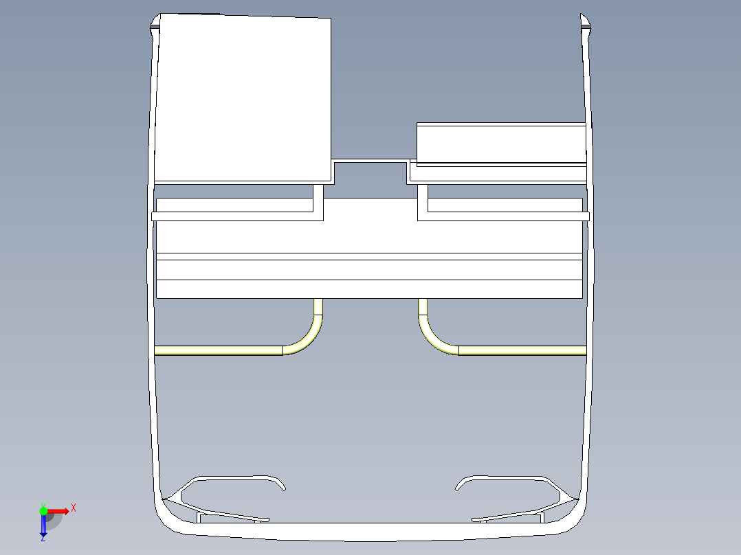 大巴车模型俯视图
