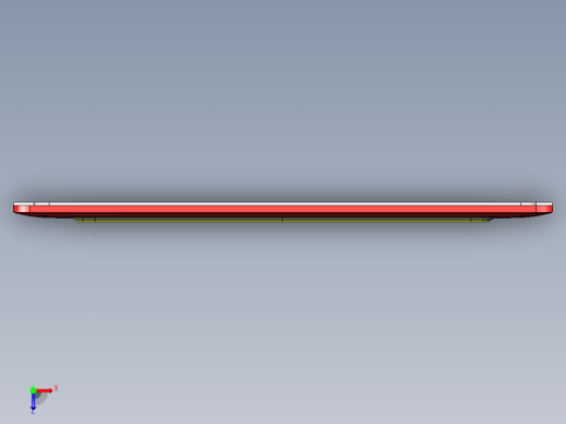 全铣件笔记本D壳精铣外观面带程序模型俯视缩略图