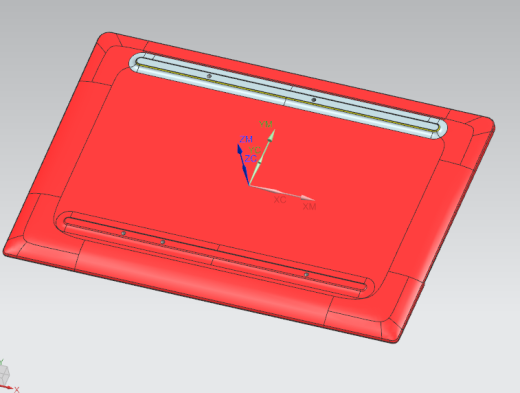 全铣件笔记本D壳精铣外观面带程序模型缩略图
