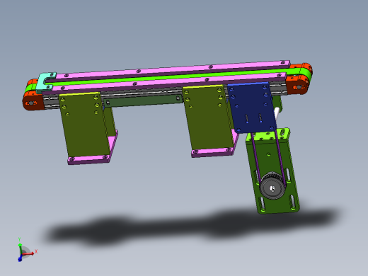 0.7米0.03米皮带输送机构