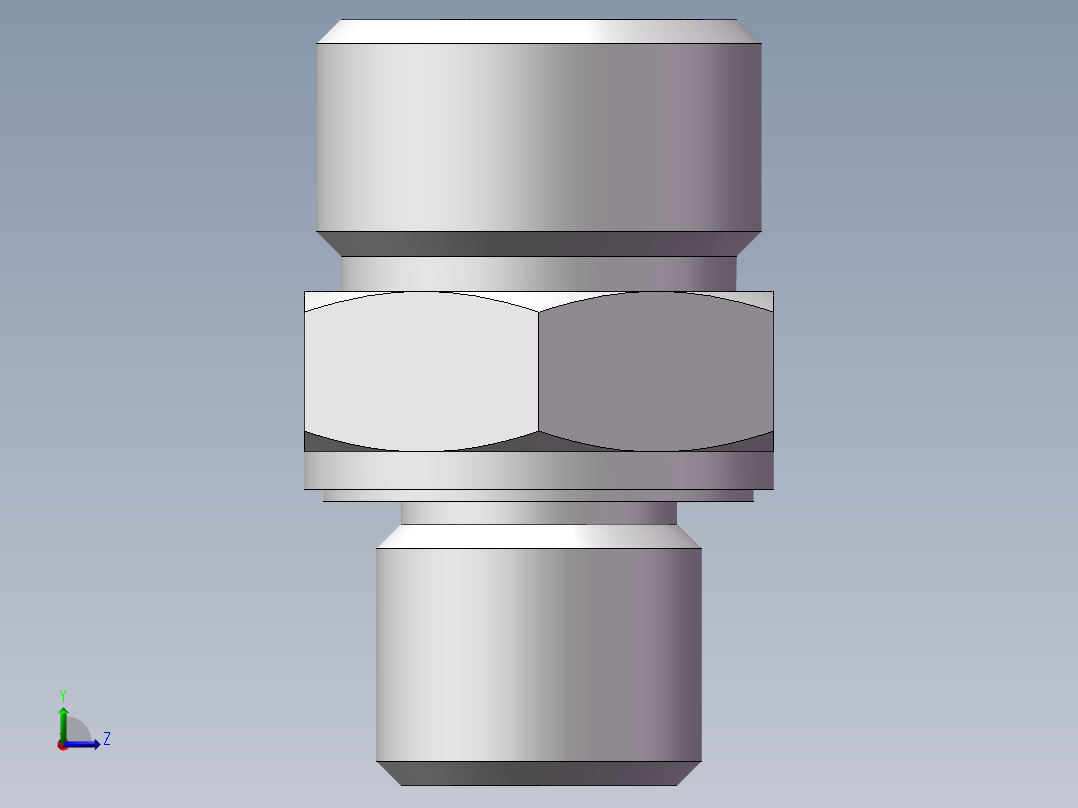 英制管螺纹ED密封、1CB-18-04WD左视图