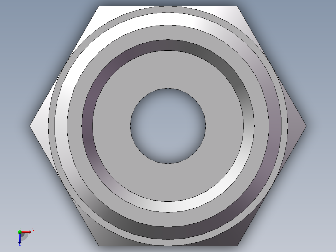 英制管螺纹ED密封、1CB-18-04WD俯视图