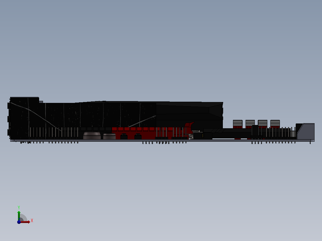 电路板、主板(40)前视图