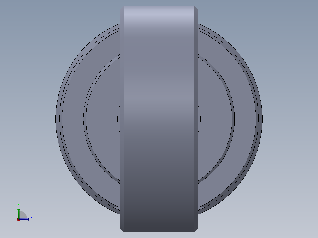 焊接型液压缸（带前杆端安装眼）50x30x450毫米左视图