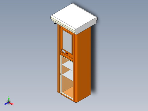 微型应急站三维模型正等轴测缩略图