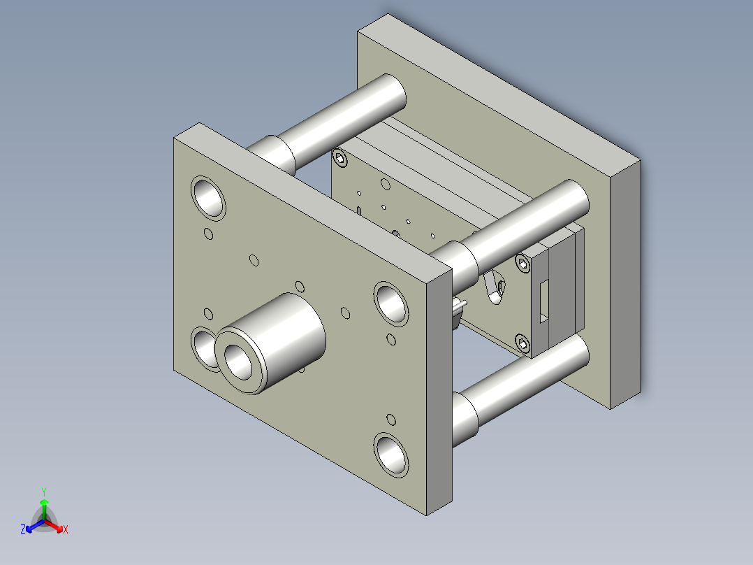 异形孔加强片级进模