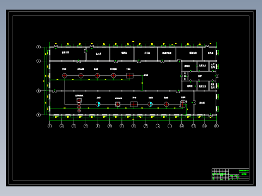 葡萄皮原花青素的提取工艺设计车间布置图