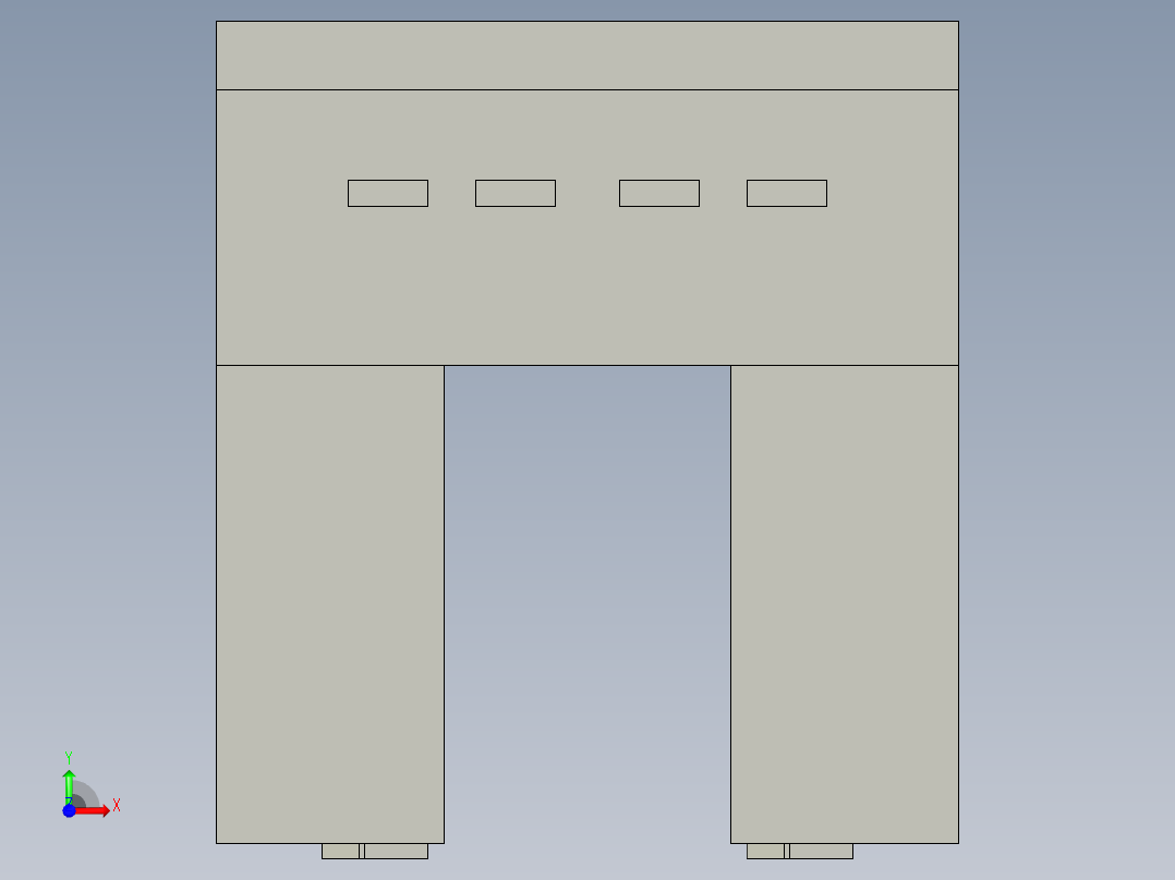 GL5-Y-43a-11光电开关2507825ZB前视图