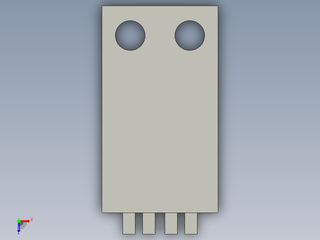 GL5-Y-43a-11光电开关2507825ZB俯视图