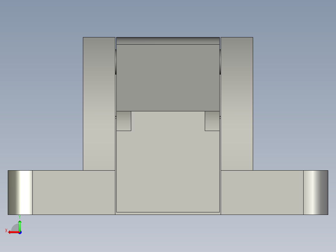 FHS13-164-密封压紧带锁后视图