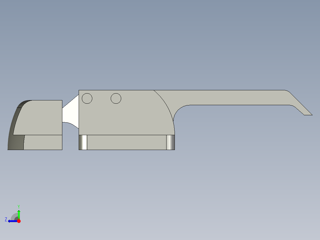 FHS13-164-密封压紧带锁右视图