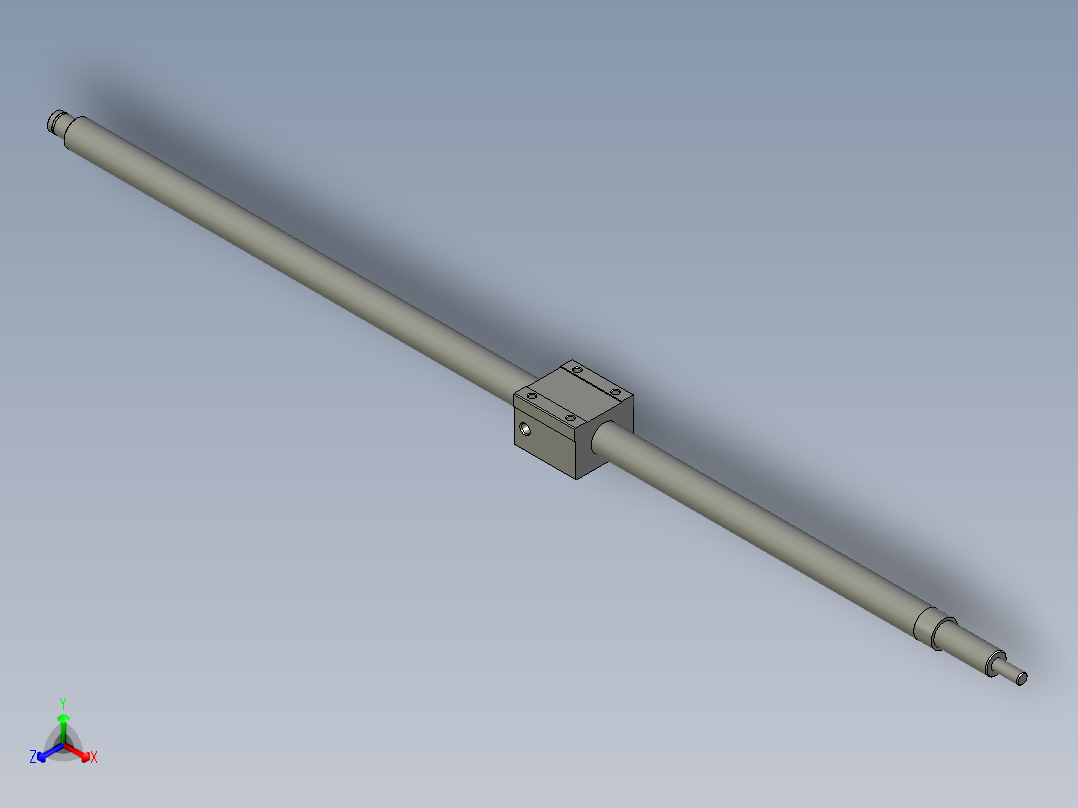 LCE49-15-5-L555-F15-P6滚珠丝杠主视图