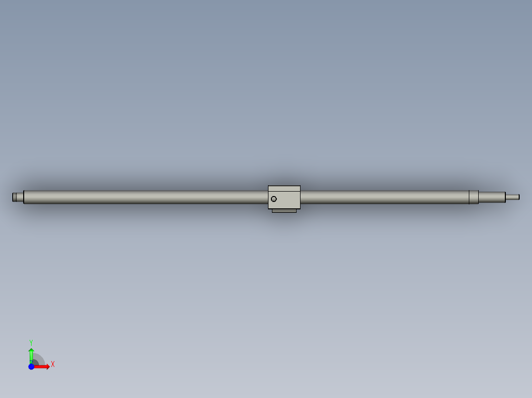 LCE49-15-5-L555-F15-P6滚珠丝杠前视图