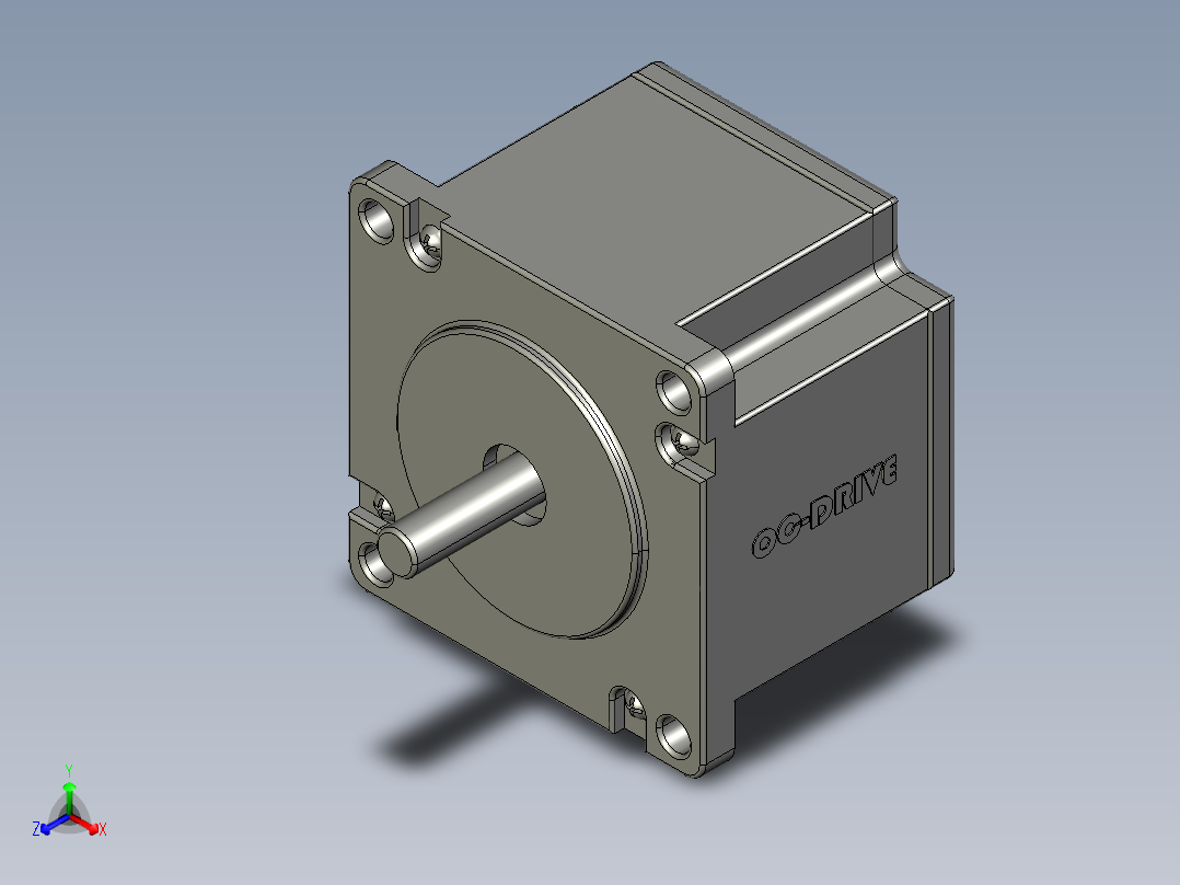 57BYG250A正等轴测图