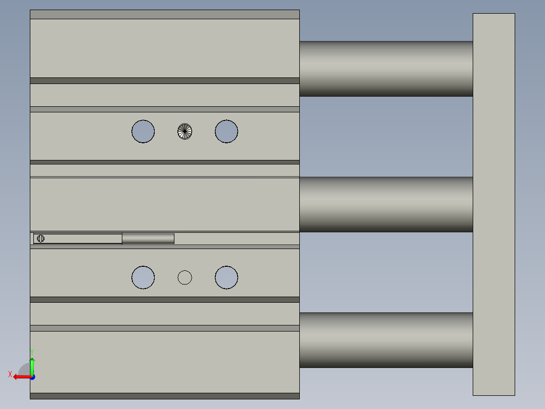 气缸TCL32x40S(0CMSG-2)-2后视图