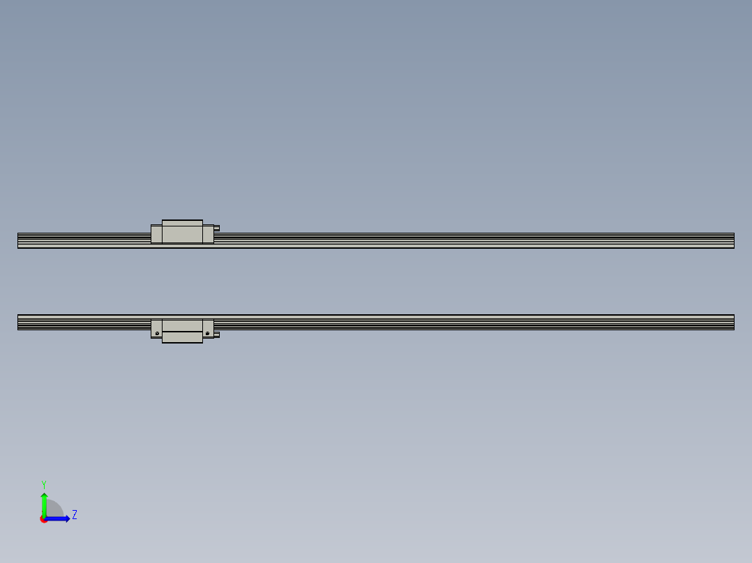 HGH-15CA-线轨6左视图
