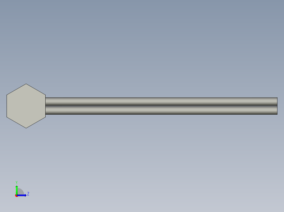 直角光纤反射式-LRC-6V2-Z左视图