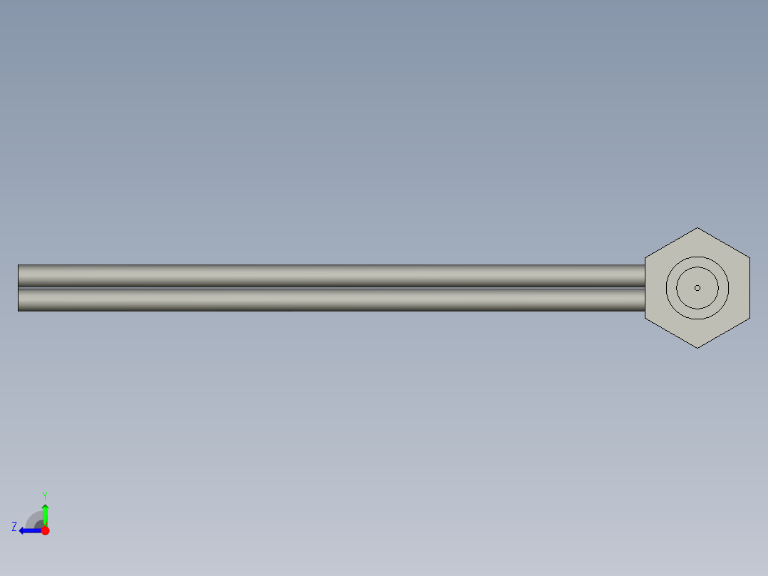 直角光纤反射式-LRC-6V2-Z右视图