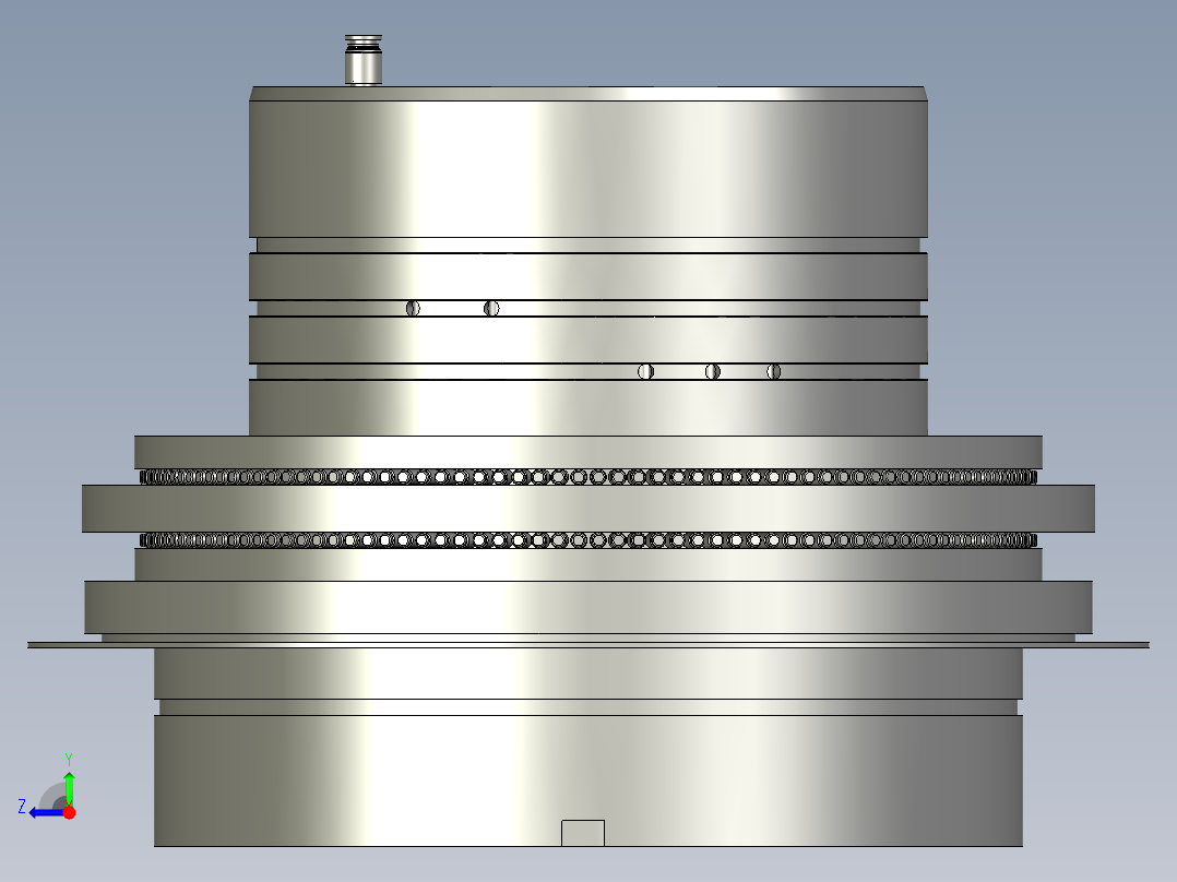 转台轴承齿圈组件右视图