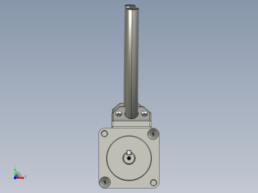 汇川100W伺服电机-MS1H1-10B30CB-A332Z前视缩略图