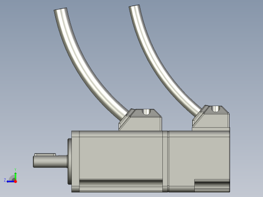 汇川100W伺服电机-MS1H1-10B30CB-A332Z右视缩略图