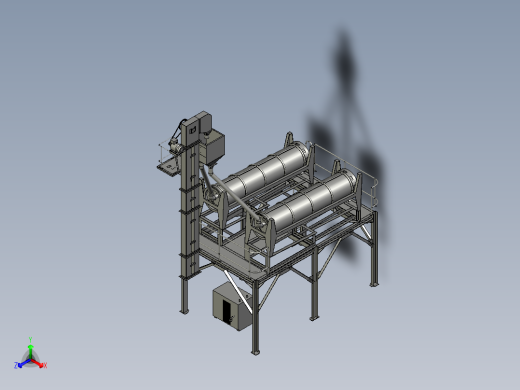 谷物脱壳加工用谷壳分离装置