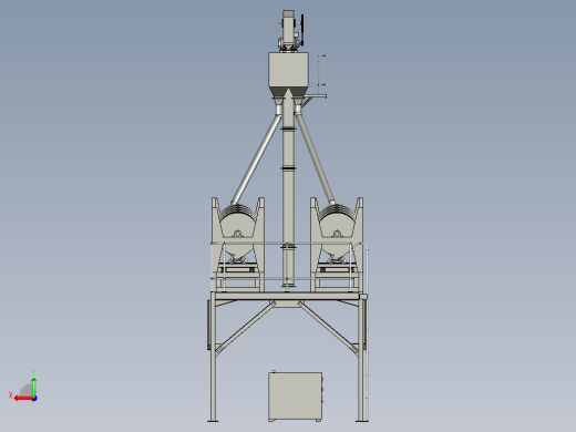 谷物脱壳加工用谷壳分离装置后视缩略图