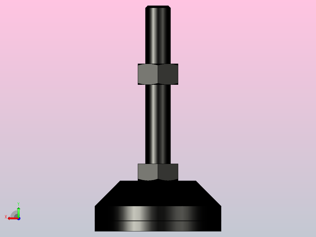 脚杯WAL02-D60-M12-L75后视图