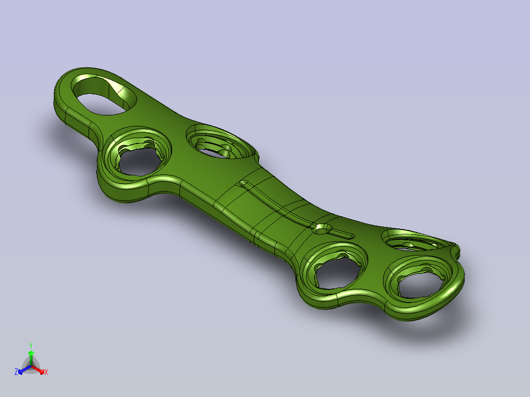 练习医疗器械手机脚趾连接器主视图