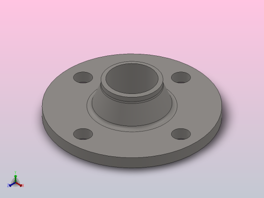 凸面对焊钢制管法兰_40-2.5（系列1）