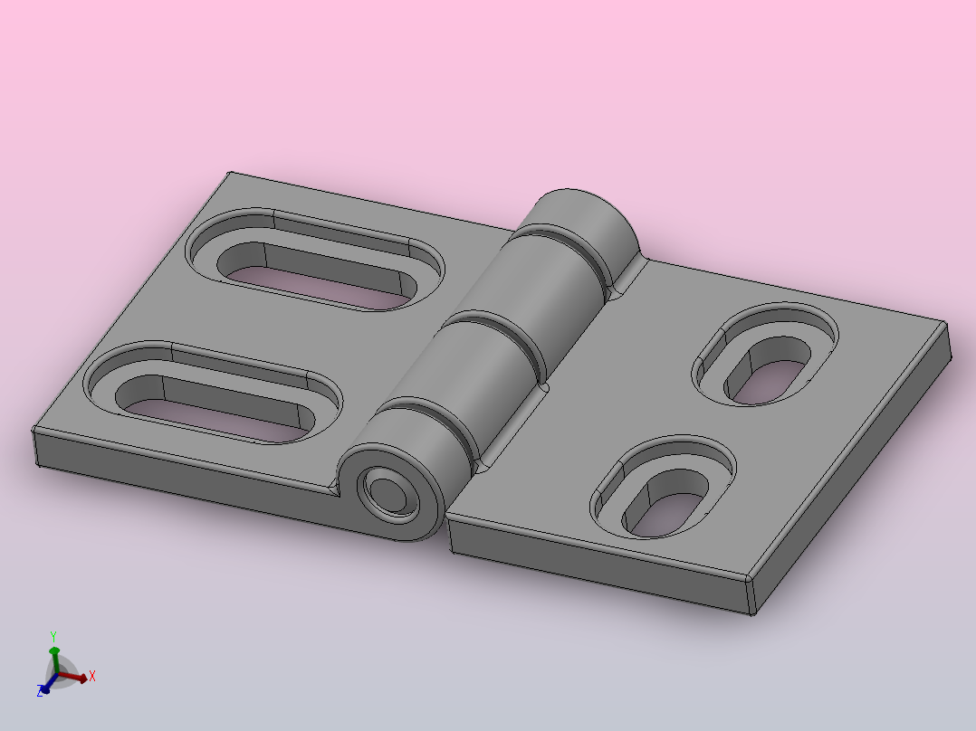 CL156铰链[CL156]主视图