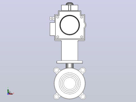 IQP-03气动卡式球阀[IQP-03-1.25s]前视缩略图