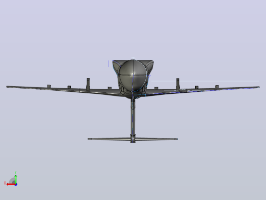 小型空中运输机设计后视缩略图