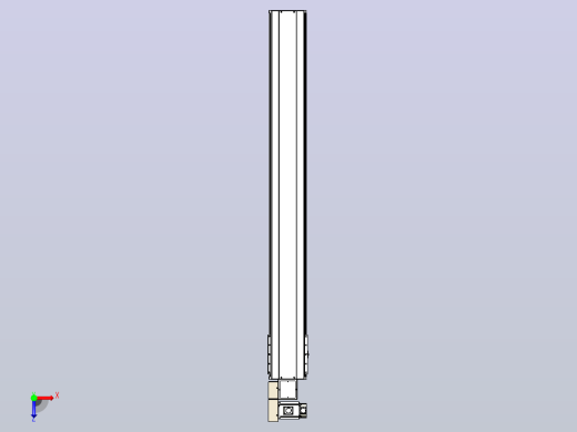 皮带直线轴半封闭可选导轨TPA-HNB-220D-176-L1750-ML-C-P1K-N3俯视缩略图