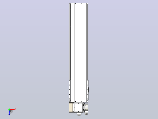 皮带直线轴半封闭可选导轨TPA-HNB-220D-176-L750-LP-C-P1K-N3俯视缩略图