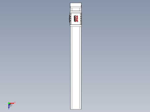 滚珠丝杠直线轴带导轨全封闭TPA-HCR-85D-1610C-L600-MP-C-P20-N3俯视缩略图