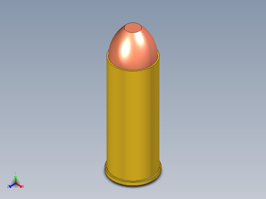 子弹口径. 45柯尔特正等轴测缩略图