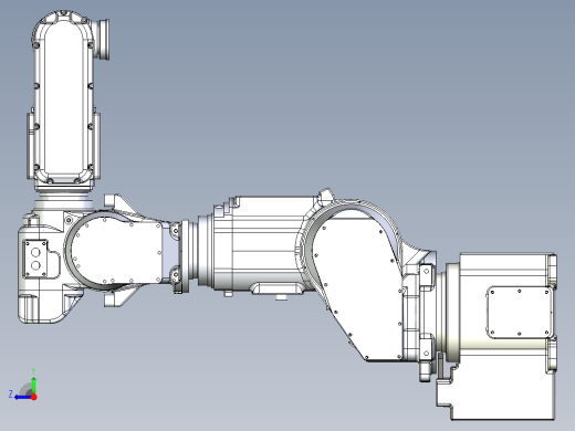 那智机器人nachi mr20 7axis industrial robot stp右视缩略图