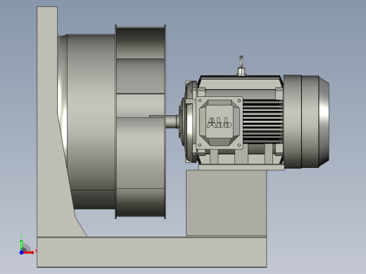 卧式离心鼓风机igs前视缩略图
