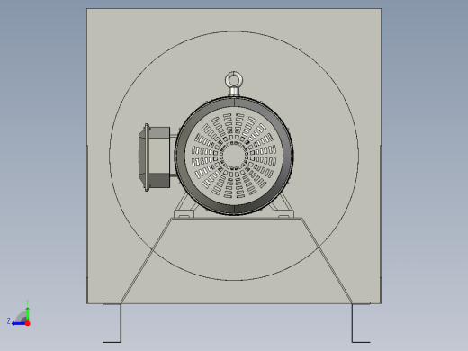 卧式离心鼓风机igs右视缩略图