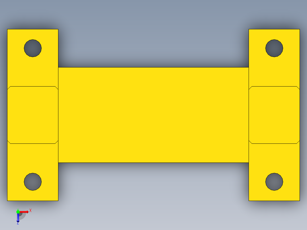 防尘线性模组内部结构ug10俯视图