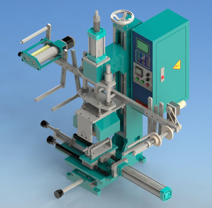 桌上型烫金热转印机sldprt三维素材模型3D图纸图1纸