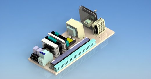 桌上型烫金热转印机sldprt三维素材模型3D图纸图1纸缩略图