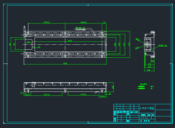 进口LED封装机设备二维设计