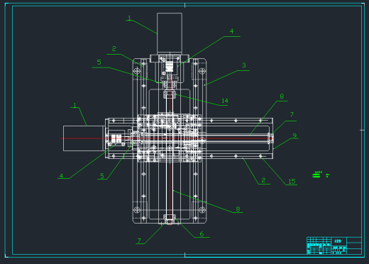 进口LED封装机设备二维设计缩略图